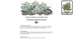 Desktop Screenshot of hanfsamenversand.com