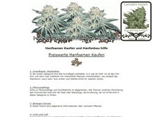 Tablet Screenshot of hanfsamenversand.com